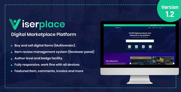 ViserPlace - Digital Marketplace Platform - CodeCanyon Item for Sale
